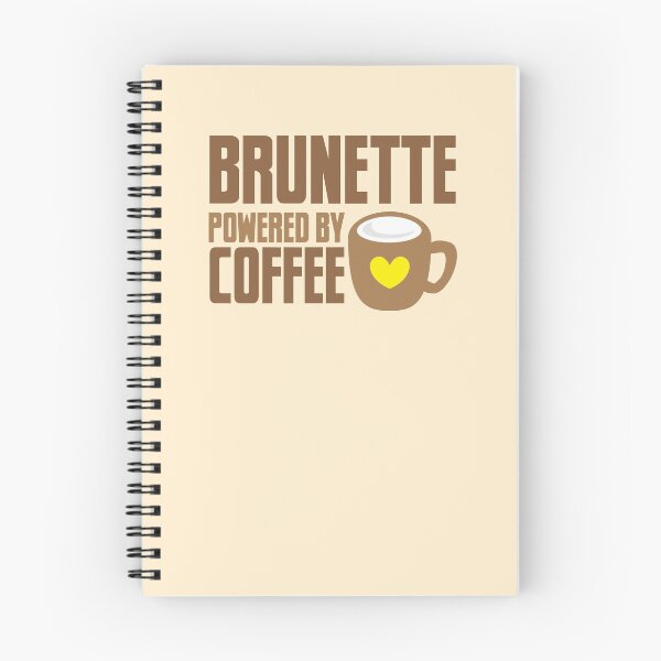 Item preview, Brunette powered by coffee designed and sold by jazzydevil.
