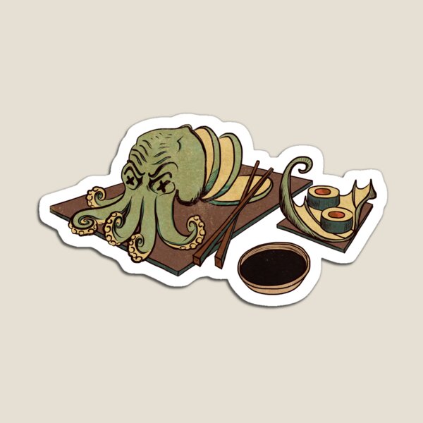 R'lyeh Sashimi Magnet