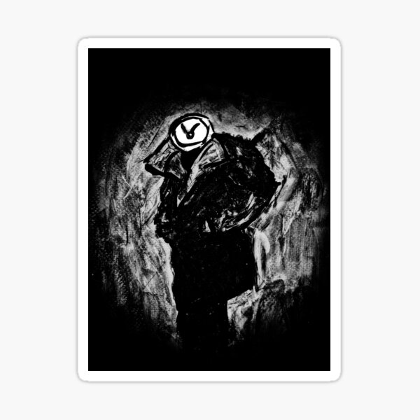 Thief Of Time Noir Sticker