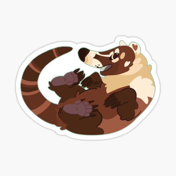 White Nosed Coati Sticker