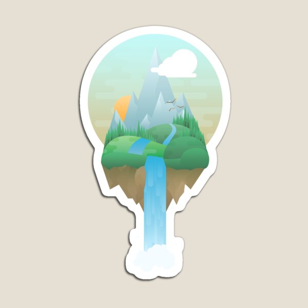 Unsere Insel im Himmel Magnet