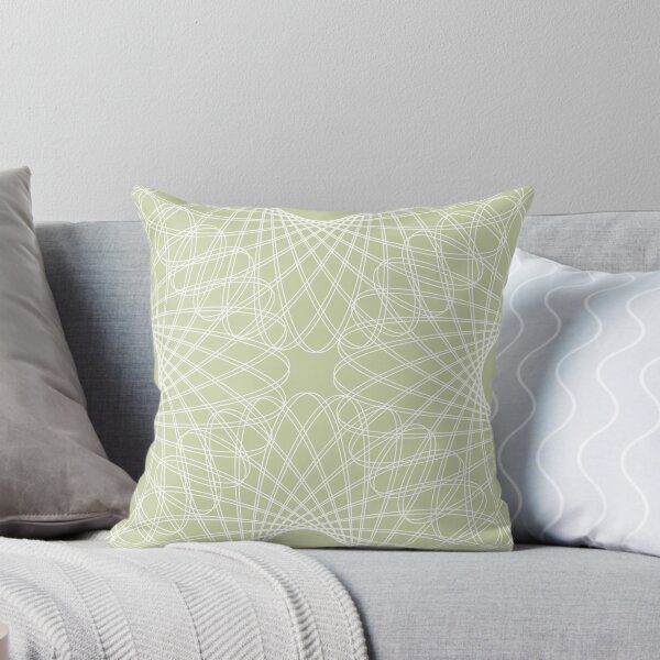 Item preview, mathematical rotating roses - powder green designed and sold by VrijFormaat.