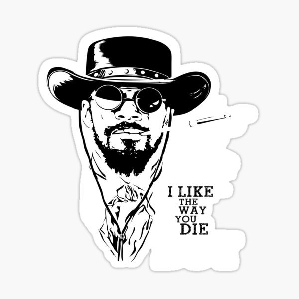 Django Unchained Sticker