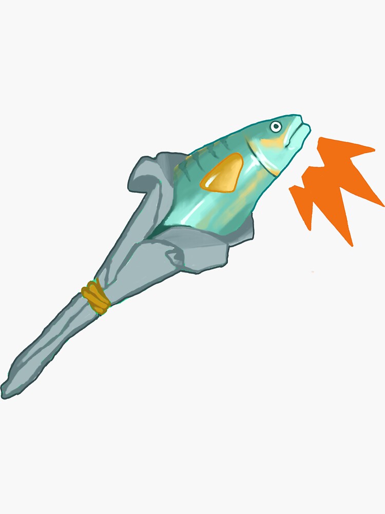 "Holy Mackerel!" Sticker by lemonysocks Redbubble