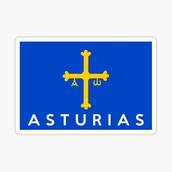 bandera de asturias Pegatina