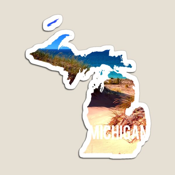 Michigan Beach Magnet