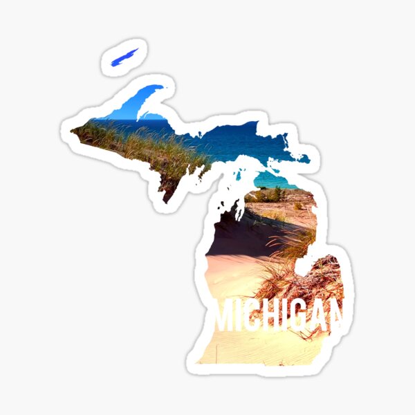 Michigan Beach Sticker