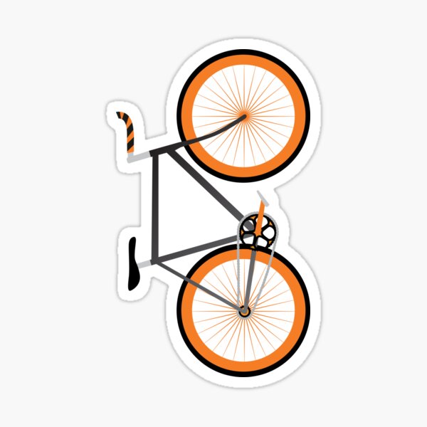 ORANGE 'DAYGLOW FLOURESCENT' Oranges Mountain Bike MTB  Frame Decals Stickers