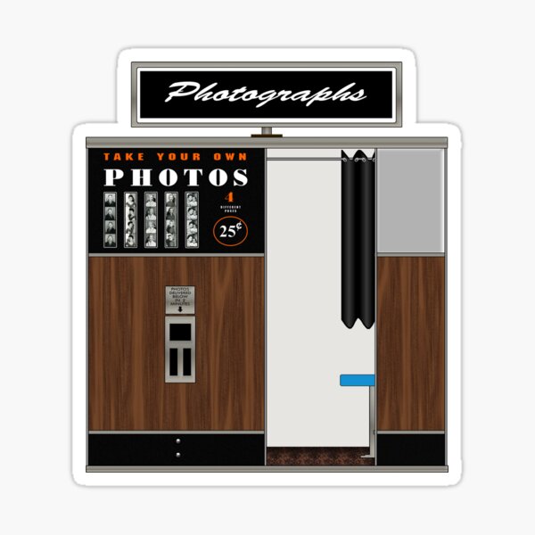 1970'S Photobooth Sticker