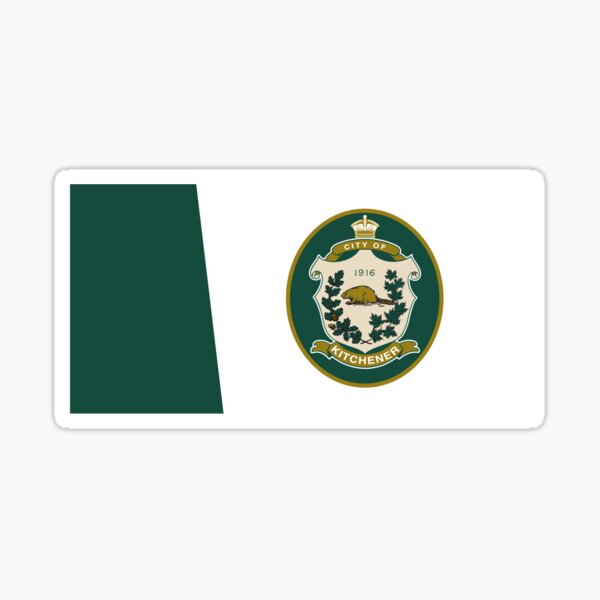 "Flag of Kitchener " Sticker for Sale by abbeyz71 Redbubble