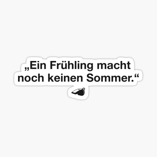 FUSSBALLWEISHEITEN XIV Sticker