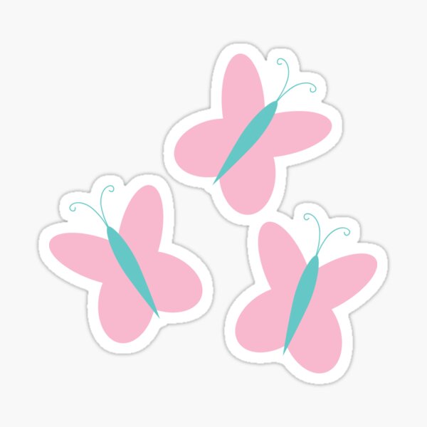 Butterfly Cutie Mark Stickers | Redbubble