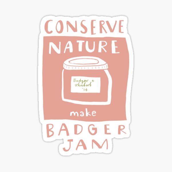 Badger Jam Sticker