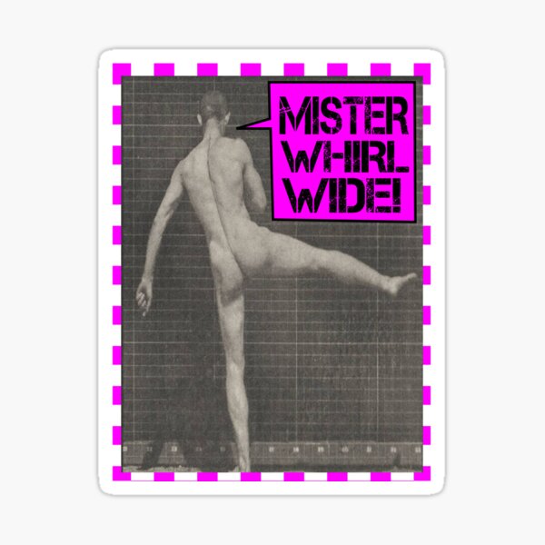 Mister Whirl-Wide Sticker