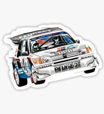 Group Rally Peugeot Sticker