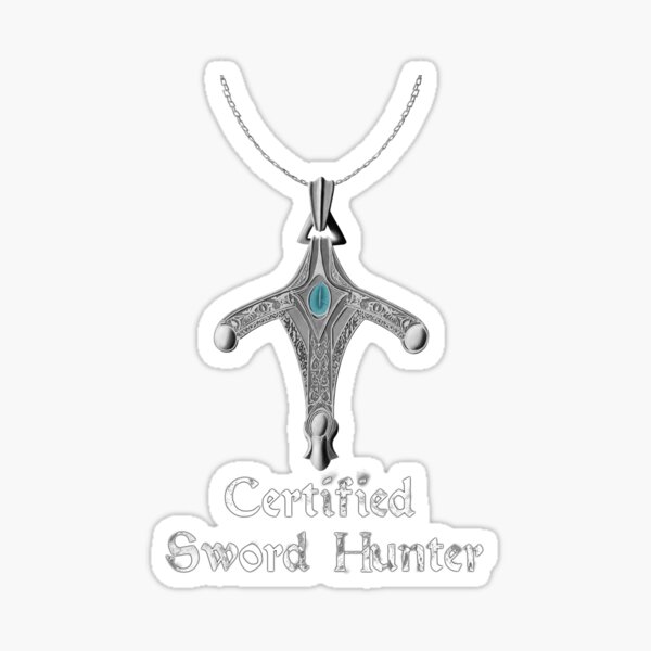 Certified Sword Hunter Badge Bloodborne Sticker For Sale By Tempest   St,small,507x507 Pad,600x600,f8f8f8.u2 