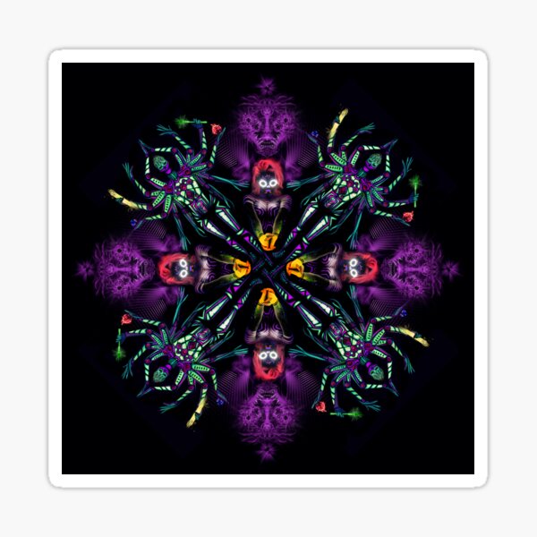 UV Goddess - mandala Sticker