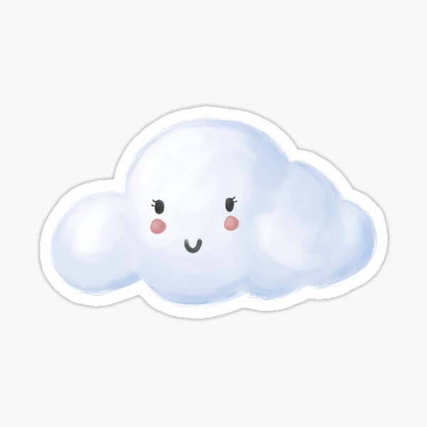 Happy Cloud - Pegatina Pegatina