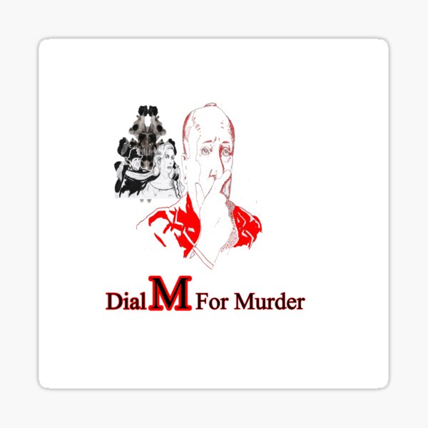 Dial M for Murder Sticker