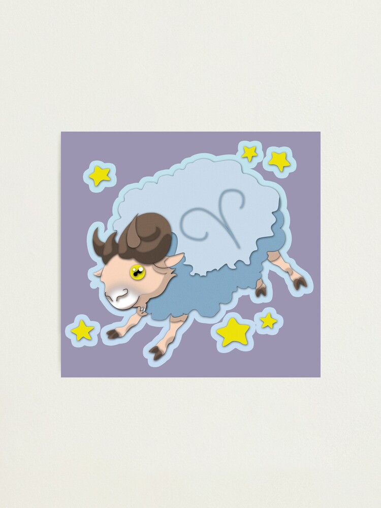 Alternate view of Aries Zodiac Sign Photographic Print
