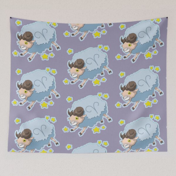 Item preview, Aries Zodiac Sign designed and sold by Haunted Nest.