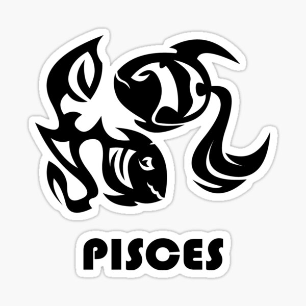 "Pisces" Sticker for Sale by sharky2 | Redbubble
