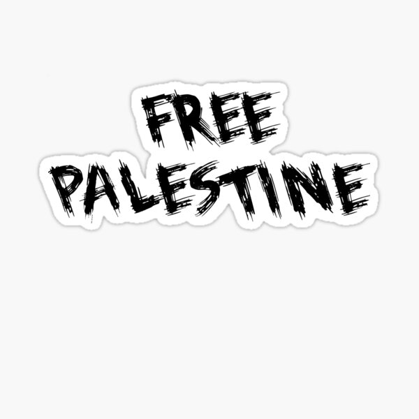  TODOLIA (3Pcs) Free Palestine Sticker Arab Arabic