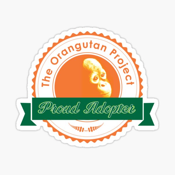 Item preview, Proud Adopter designed and sold by The Orangutan Project.
