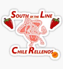 South of the Line Sticker