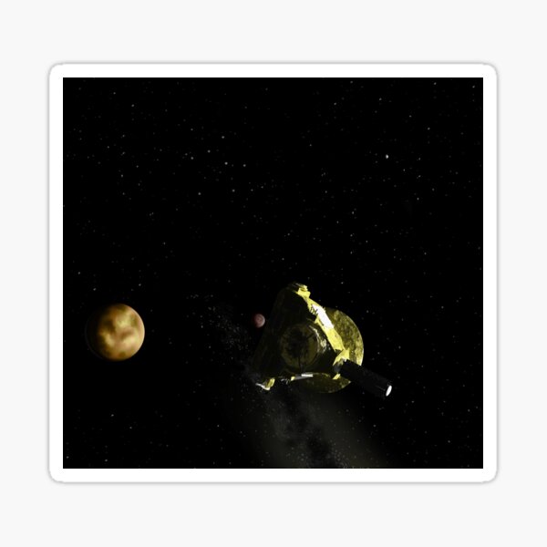Pluto Flyby Sticker