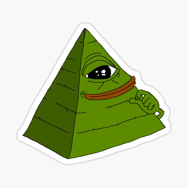 Illuminati Ultra Rare Pepe #33 Sticker