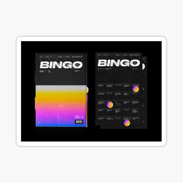 ANXIETY BINGO Sticker