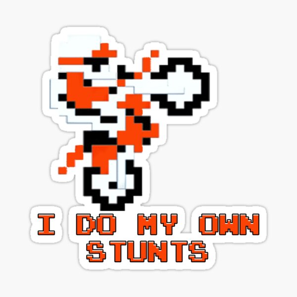 aufregende Stunts Sticker