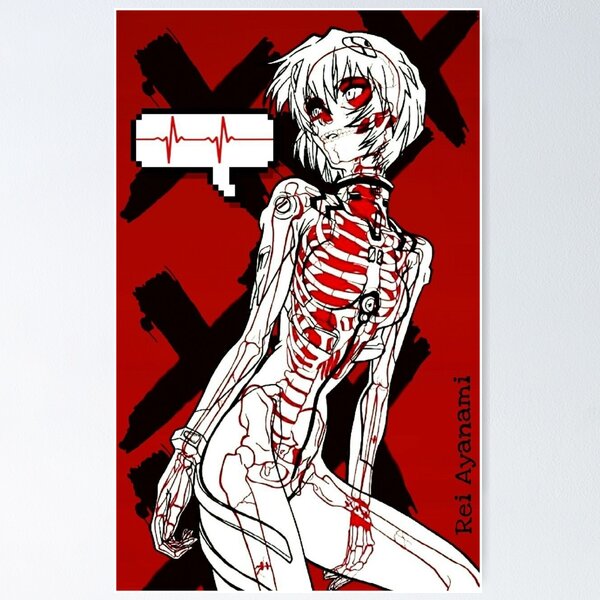 Artikel-Vorschau von Rei Ayanami Red Neon Genesis Evangelion, designt und verkauft von bawabuf.