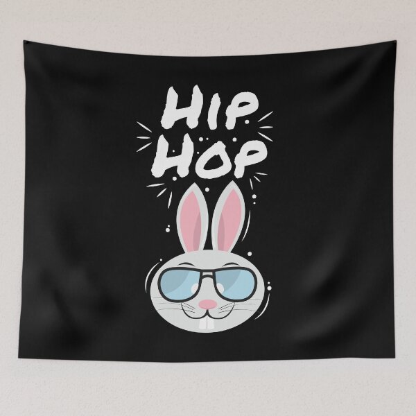 Item preview, Hip Hop Funny Cool Easter Bunny designed and sold by LarkDesigns.
