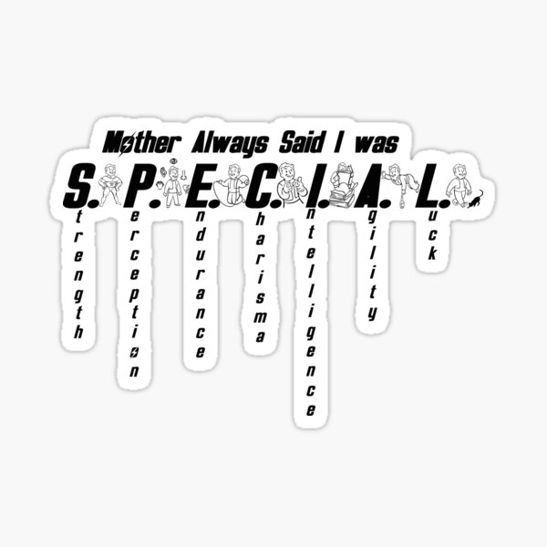 S.p.e.c.i.a.l. Sticker