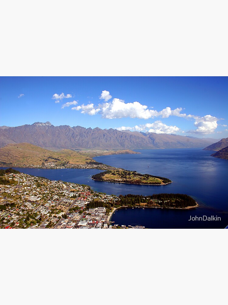 "Queenstown, The Remarkables." Sticker for Sale by JohnDalkin Redbubble