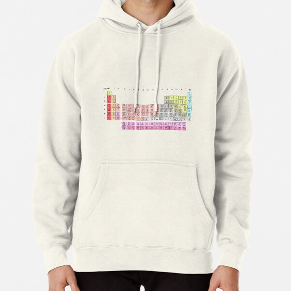 150th Anniversary: Periodic Table of Chemical Elements Pullover Hoodie