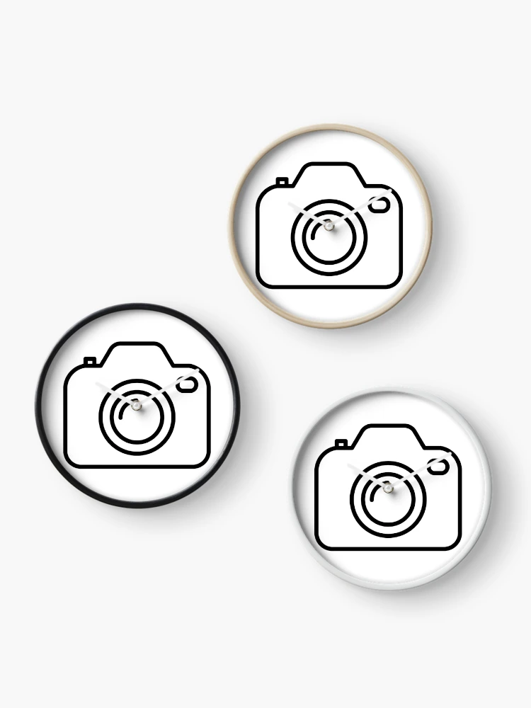 Thumbnail 3 of 4, Clock, Camera Icon designed and sold by LeCreateCo.