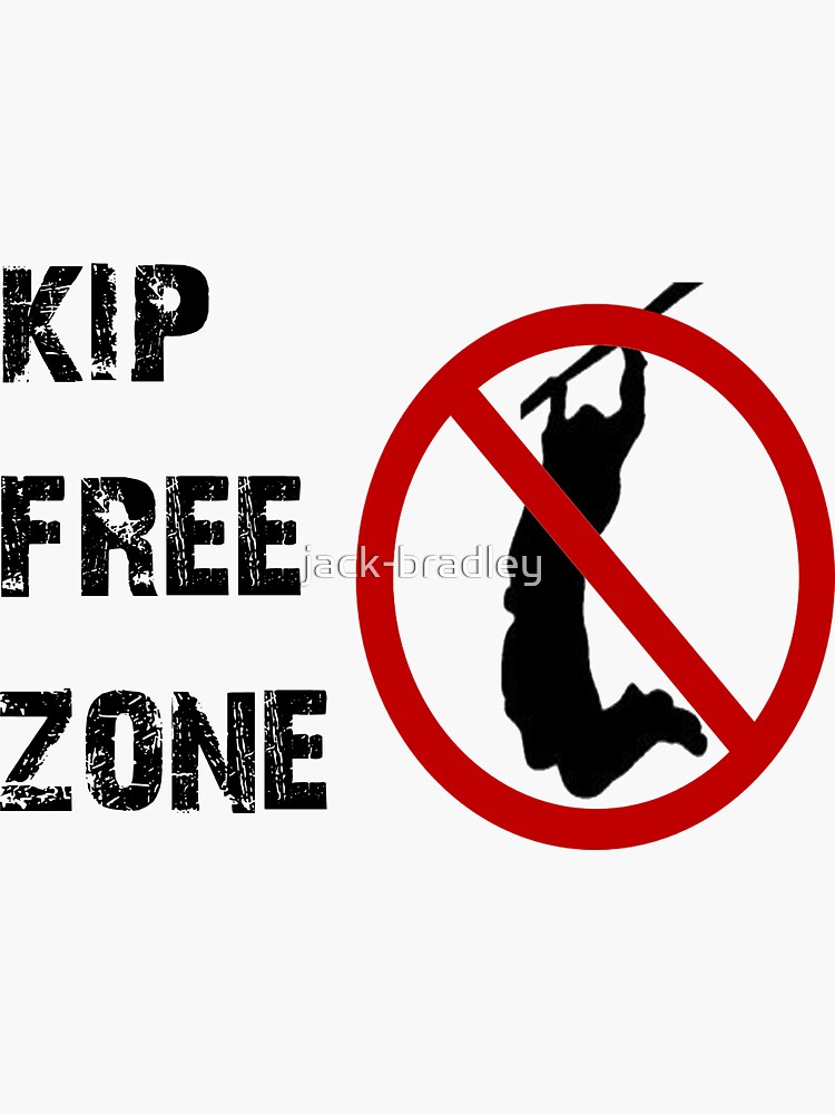 quot No kipping here quot Sticker by jack bradley Redbubble