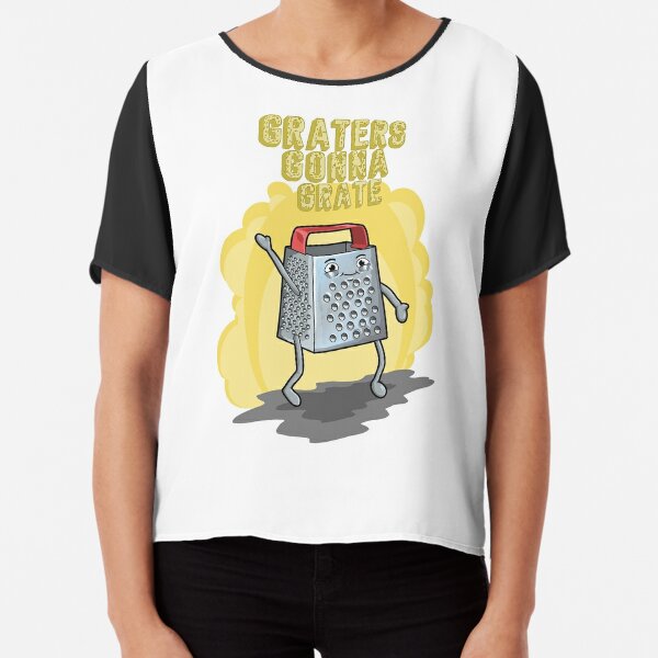 Funny Cheese Grater Gift: Graters Gonna Grate Pun  Spiral