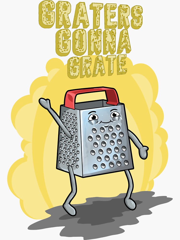 Master Cheese Shredder Sticker for Sale by 84Nerd