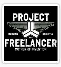Pegatina Red vs Blue Project Freelancer