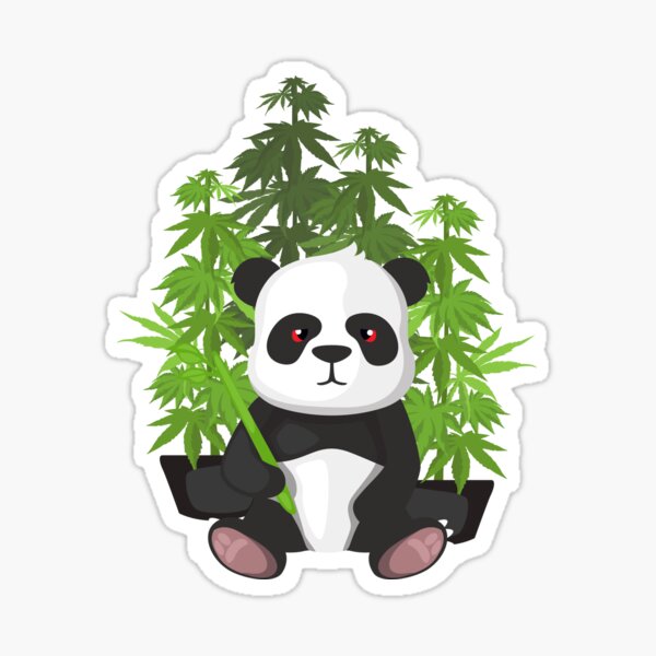 High panda Sticker