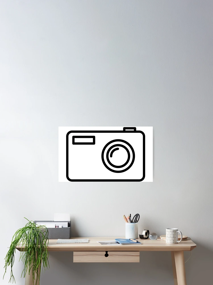 Thumbnail 2 of 3, Poster, Camera Icon designed and sold by LeCreateCo.