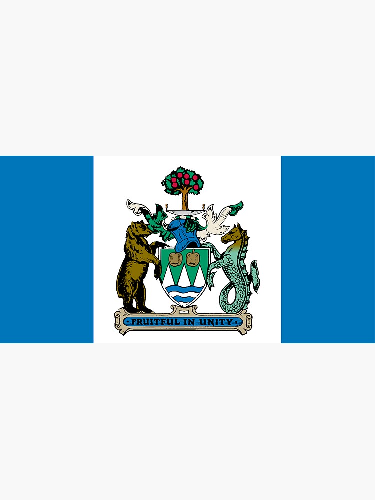 "Flag of Kelowna " Sticker for Sale by abbeyz71 Redbubble