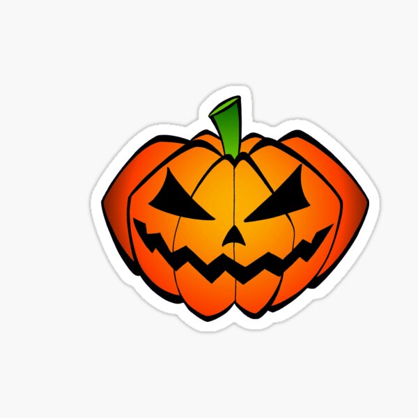 Jack O'Lantern Sticker