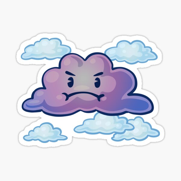 Lil' Mad Cloud Sticker