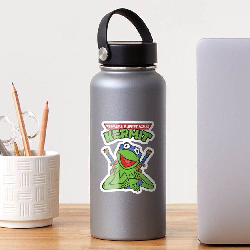 Teenage Mutant Ninja Muppets-None-Water Bottle-Drinkware-zascanauta by  TeeFury