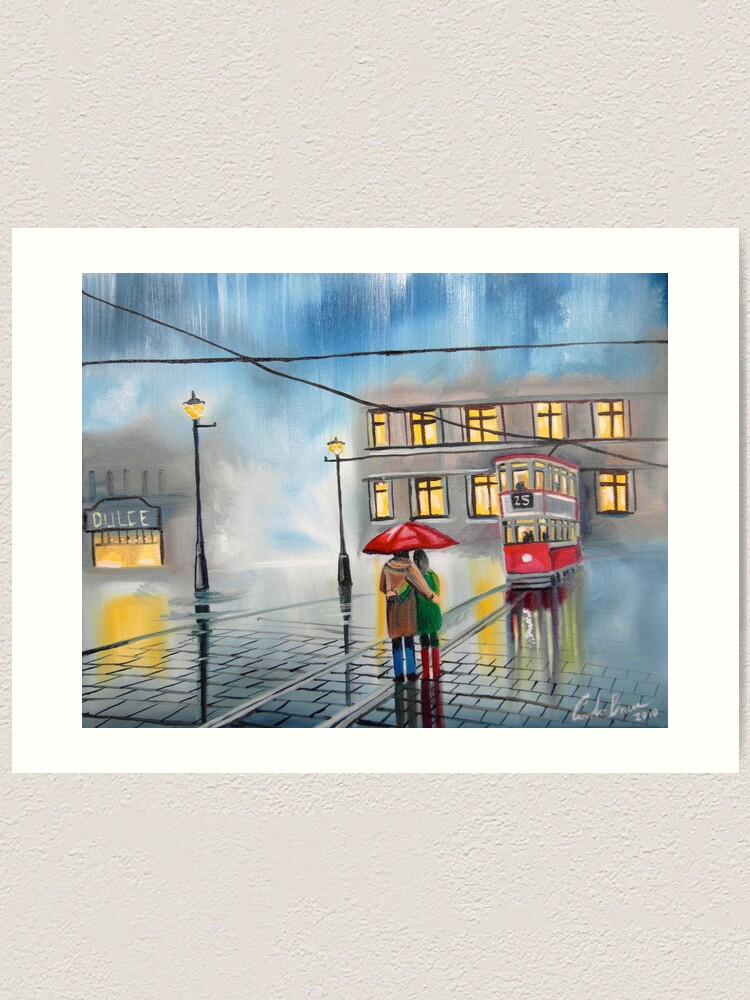 rainy day paintings - Gordon Bruce art